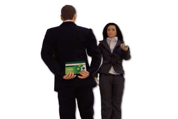 通帳ののやりとり