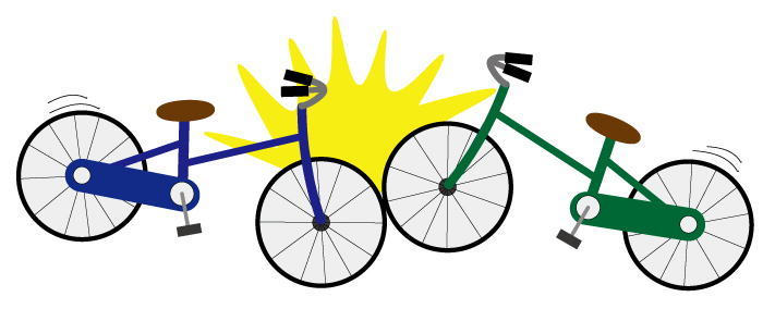自転車の事故